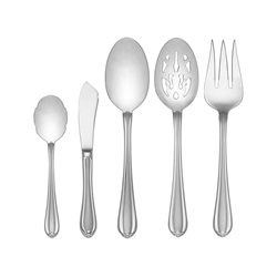 Gorham Melon Bud Frosted 5 piece Serving Set 