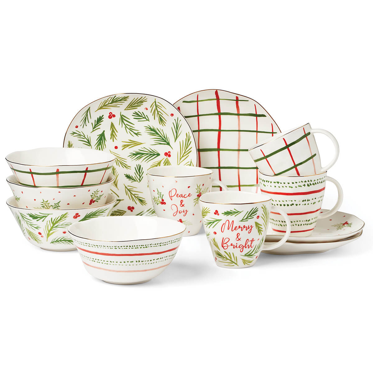 Lenox Bayberry 12pc Dessert Set - LN-895258