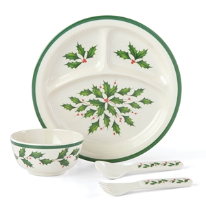 Lenox Children's Holiday Melamine Set