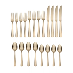 Oneida Aptitude Champagne Satin 20 piece, Service for 4 