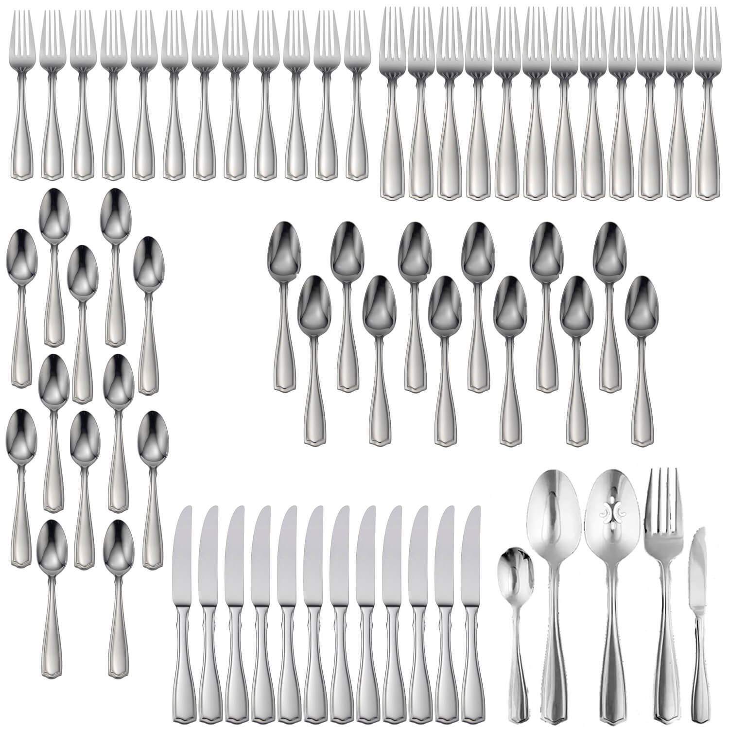 Oneida Carolina 65 piece, Service for 12 - ON-T474065C