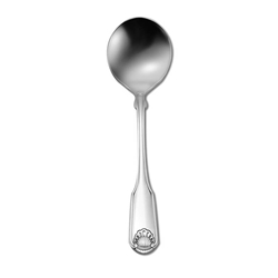 Oneida Classic Shell Bouillon/Round Soup Spoon 