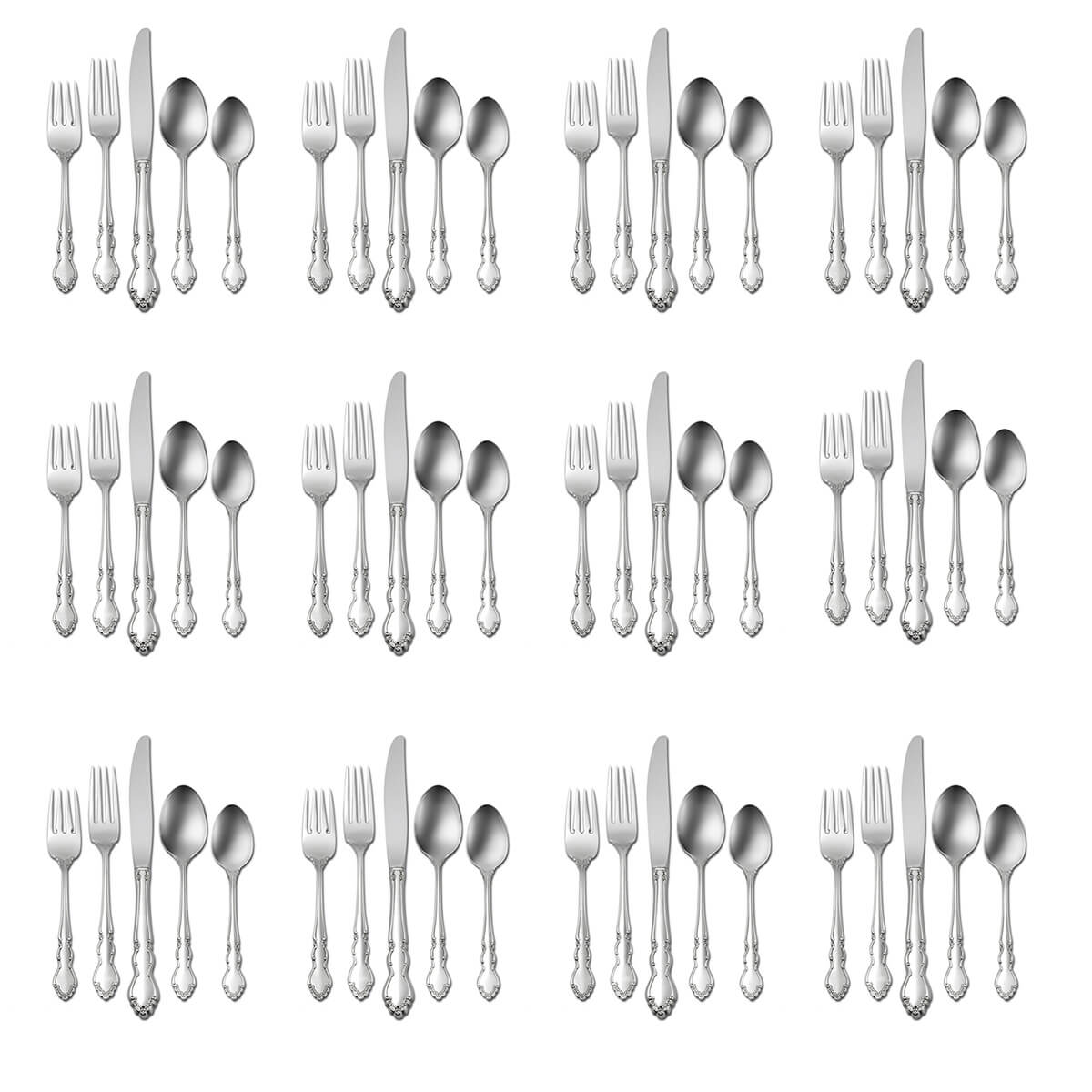 Oneida Dover 60 piece, Service for 12 - ON-DV-50/12