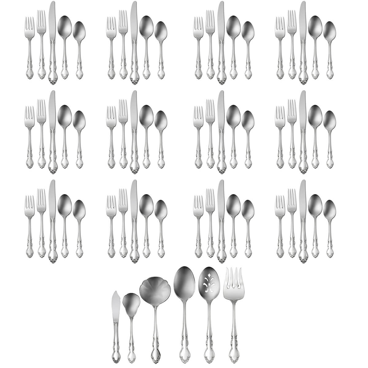 Oneida Dover 66 piece, Service for 12 - ON-DV-66