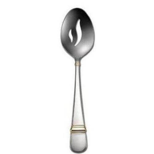 Oneida Golden Astragal Pierced Serving Spoon 