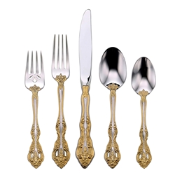 Oneida Golden Michelangelo 5 piece Place Setting 