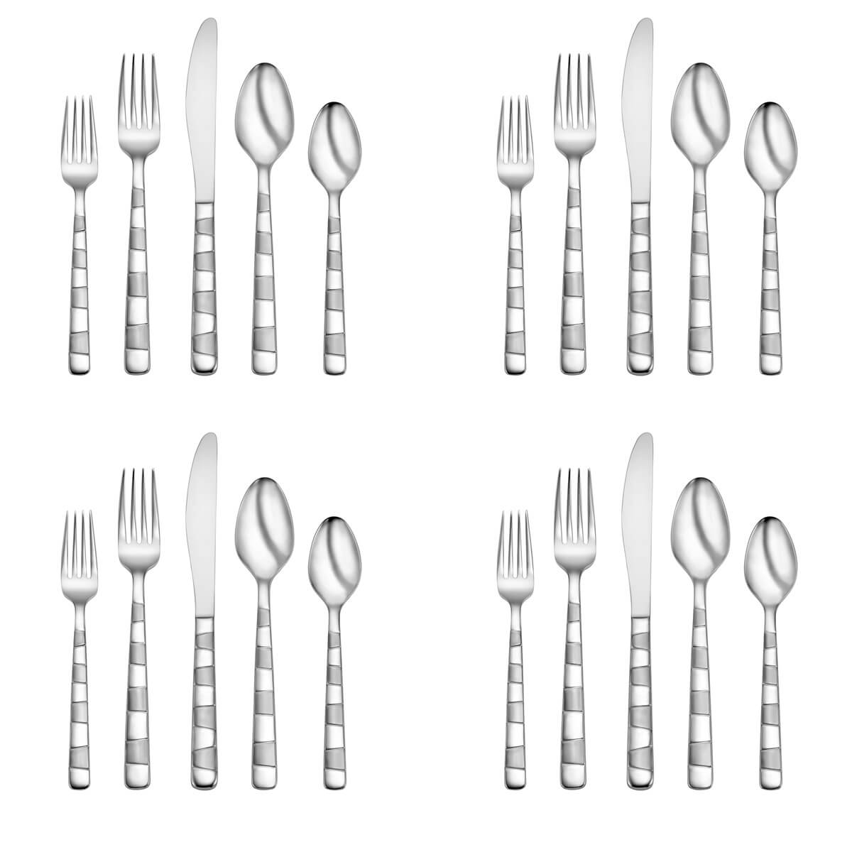 Oneida Logan Square 20 piece, Service for 4 - ON-H248020