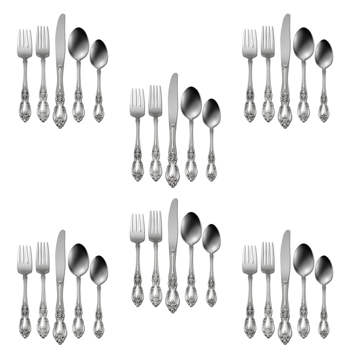 Oneida Louisiana 30 piece, Service for 6 - ON-LA-50/6