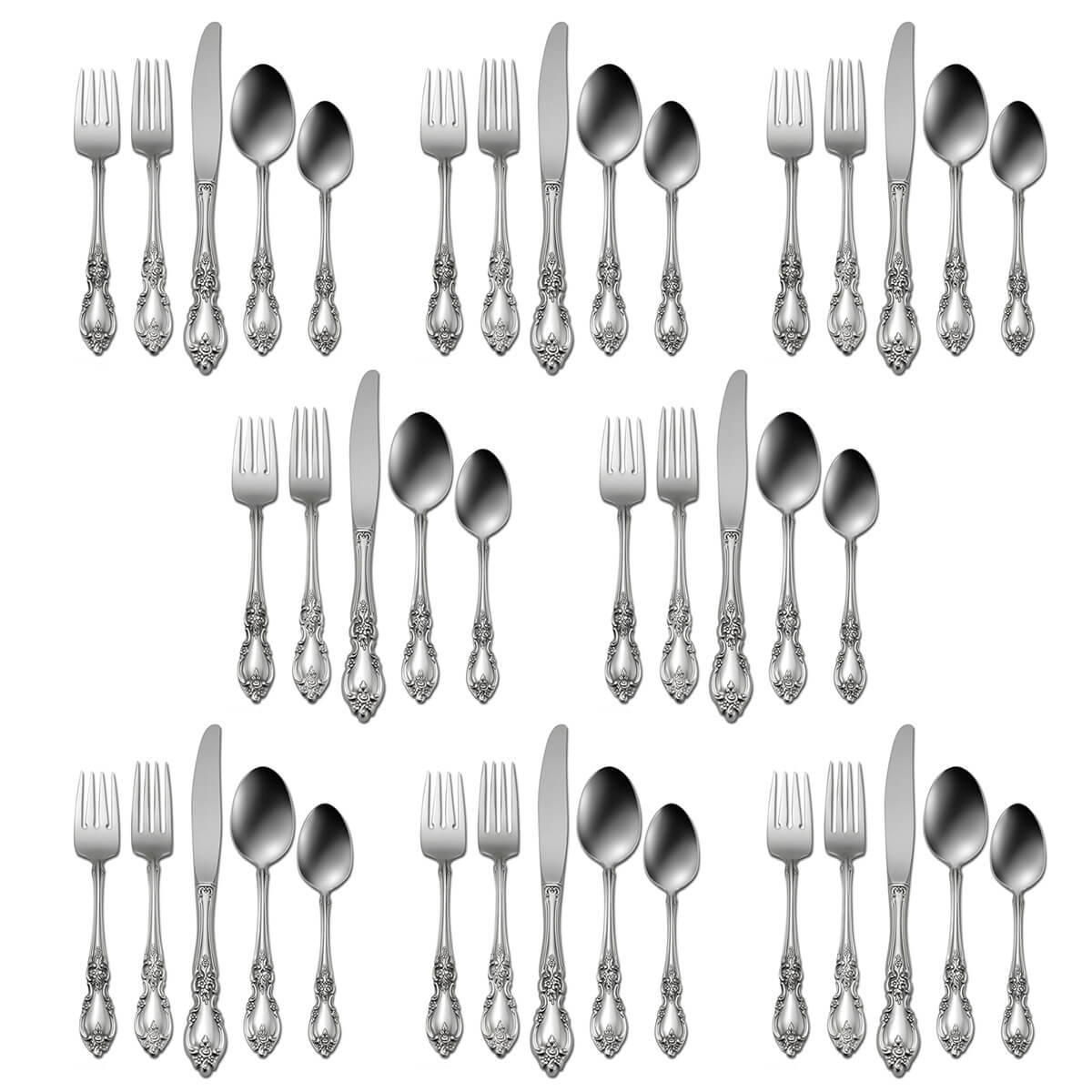 Oneida Louisiana 40 piece, Service for 8 - ON-LA-50/8