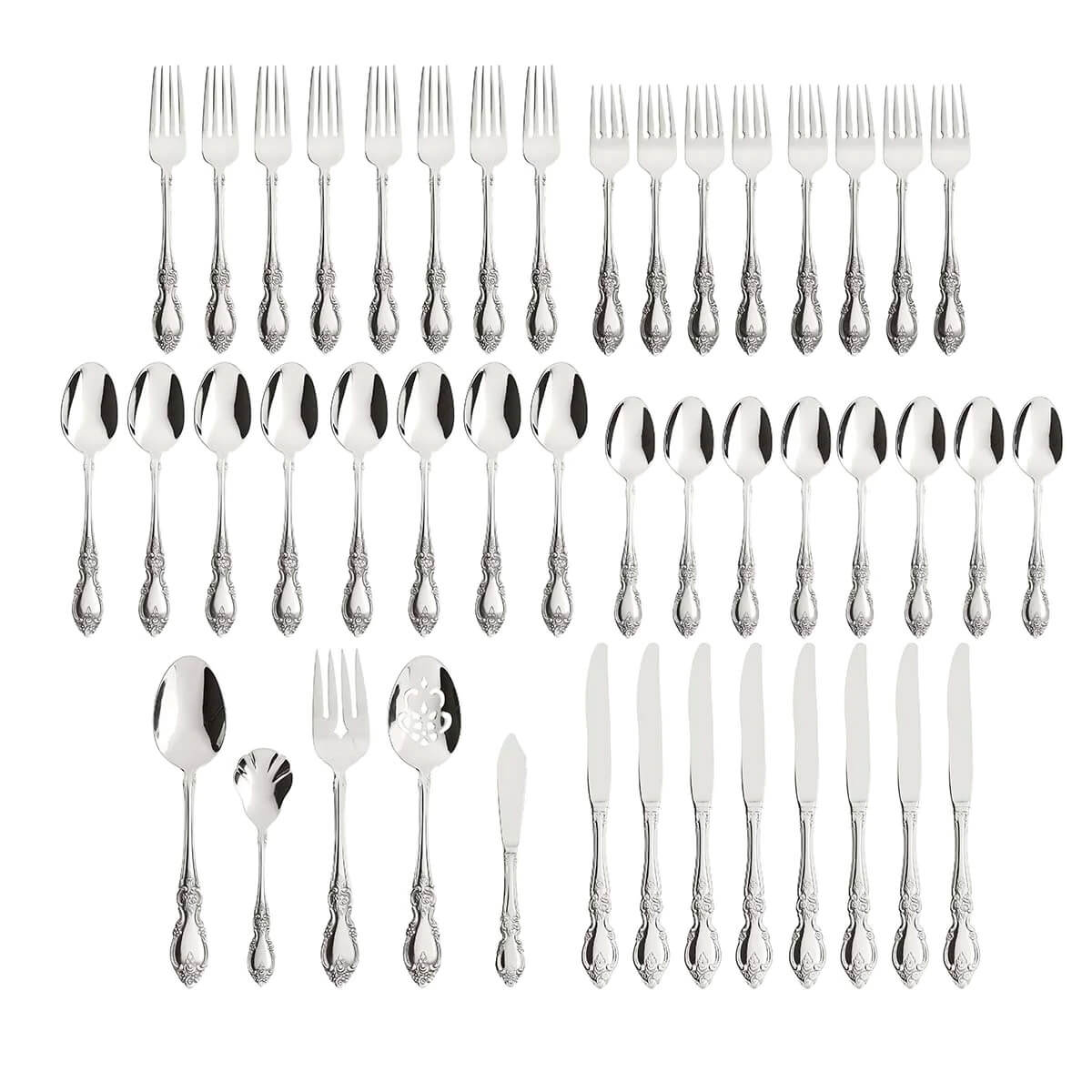 Oneida Louisiana 45 piece, Service for 8 - ON-LA-45