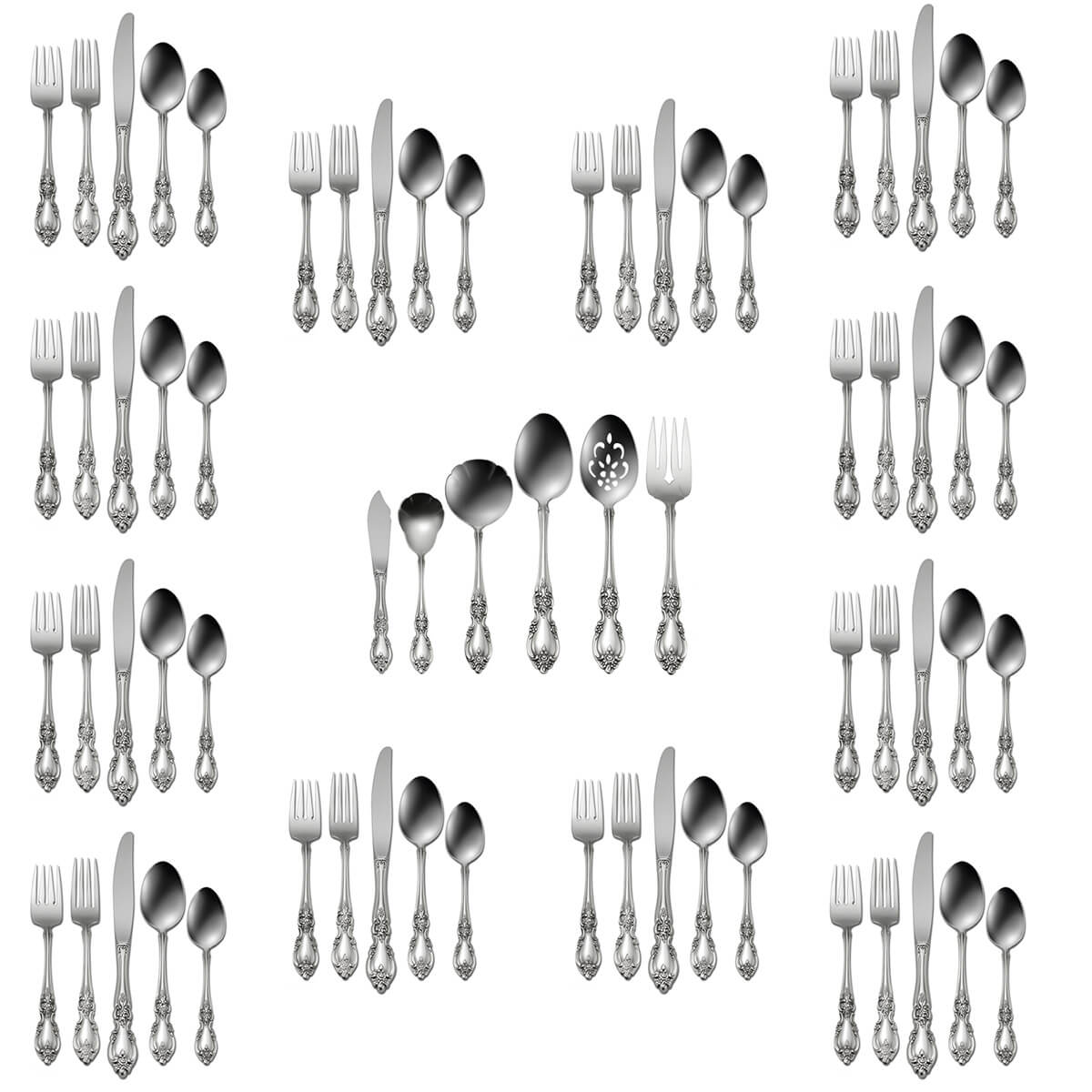 Oneida Louisiana 66 piece, Service for 12 - ON-LA-66