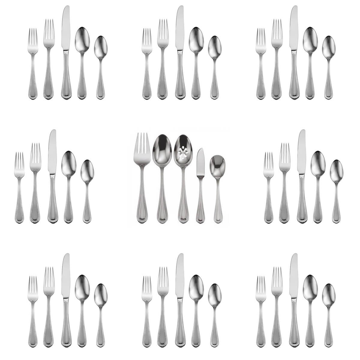 Oneida Satin Countess 45 piece, Service for 8 - ON-H224045