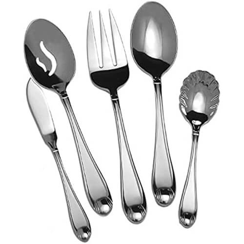 Oneida Satin Garnet 5pc Serve Set 