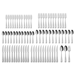 Oneida Satin Moda 75 piece, Service for 12 