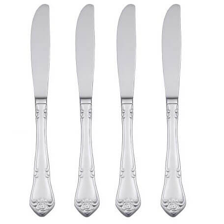 Oneida True Rose Dinner Knives (Set of 4) 