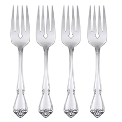 Oneida True Rose Salad Forks (Set of 4) 