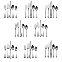 Reed & Barton Hammered Antique 40 piece, Service for 8 