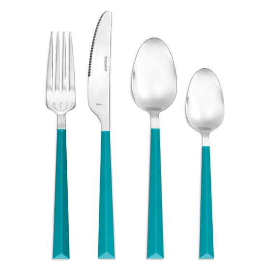 Tomodachi Dali Turquoise 16 piece, Service for 4 - LN-TMF74616TC